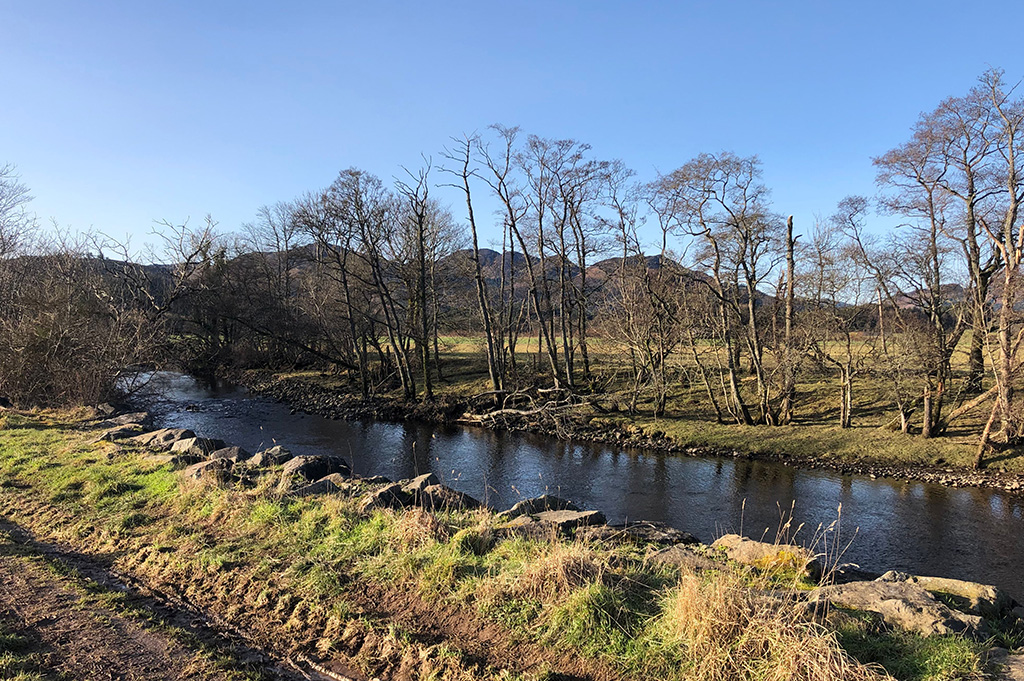 River Ruchill between Comrie and Cultybraggan